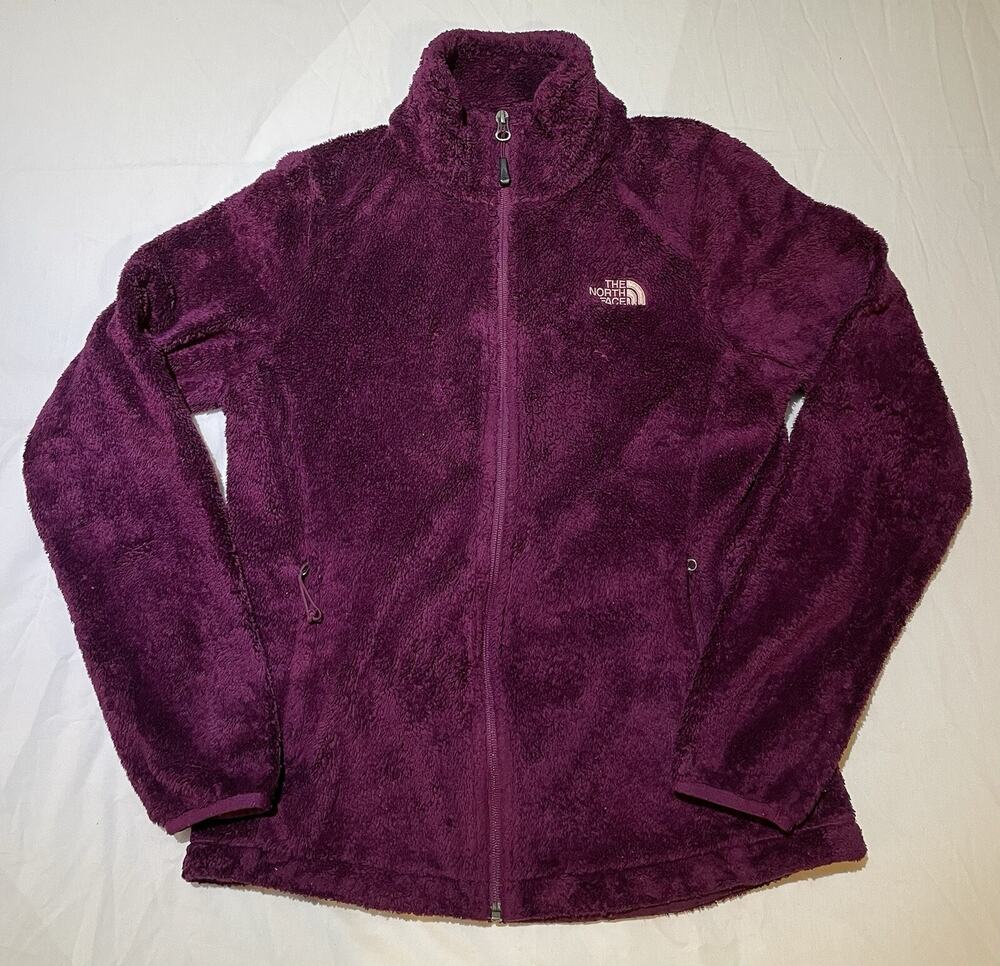The North Face Osito Jacket Womens Small Purple Fleece Full Zip Plush Gorpcore